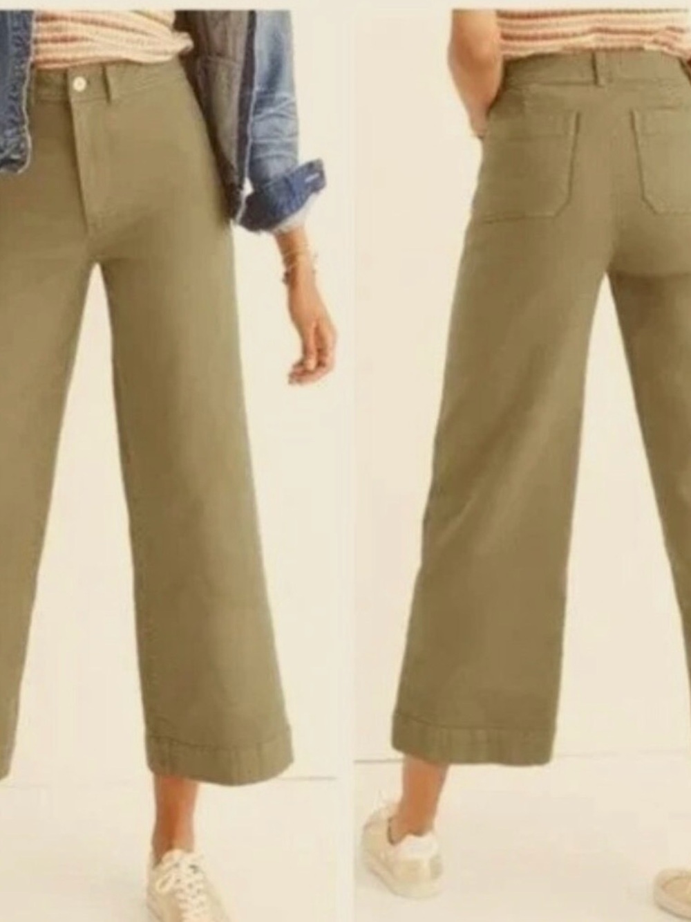 Madewell Emmett High Rise Crop Pants
